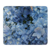 Floral fleur – Flowers – Blumen – blue – blau カッティングボード (正面)