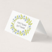 Floral Folded Card for party table (正面)