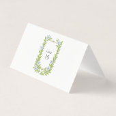 Floral Folded Card for party table (裏面)