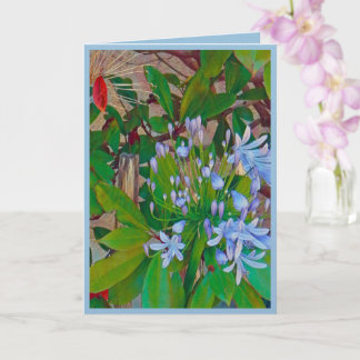 Floral Folded Greeting Card カード