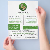 Floral Footprints, 足科クリニック, 足科医 チラシ (手)