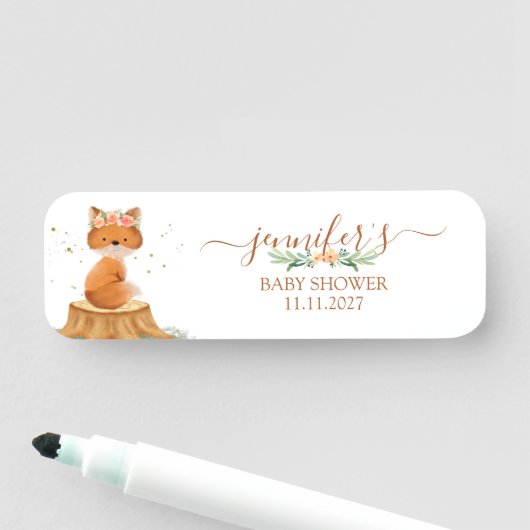 Floral Fox Celebration 名札 (インサイチュ)