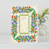 floral frame シーズンカード (スタンド正面)