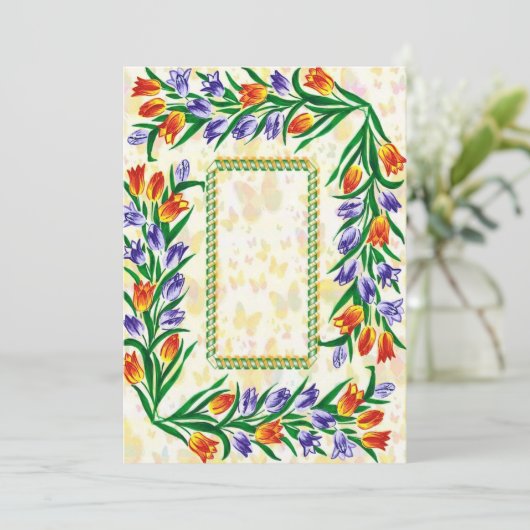 floral frame シーズンカード (スタンド正面)