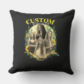 Floral Frame Custom Picture クッション (正面)