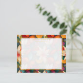 Floral Frame Note Card 招待状 (スタンド正面)