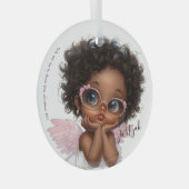 Floral-Framed Curiosity ガラスオーナメント (正面右)