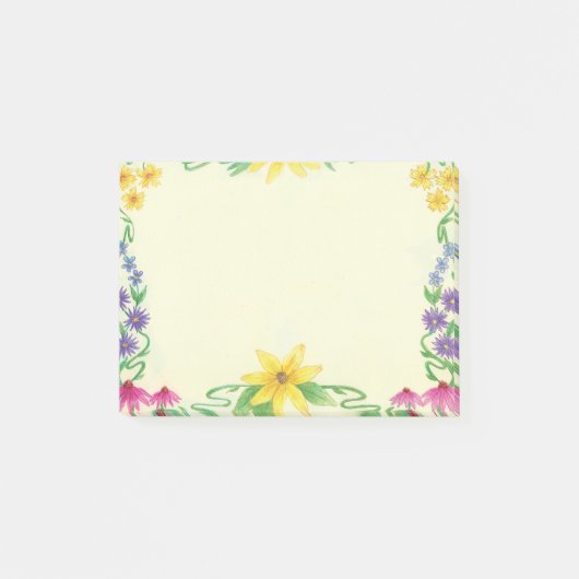 Floral Framed Note Pad ポストイット (正面)