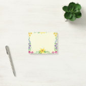 Floral Framed Note Pad ポストイット (オフィス)