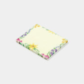 Floral Framed Note Pad ポストイット (アングル)