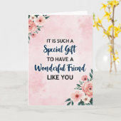 Floral Friend Appreciation Card カード (黄色い花)