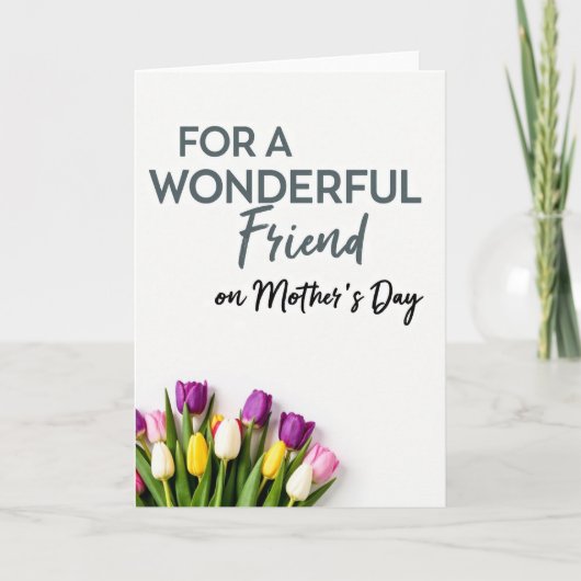 Floral Friend Mothers Day Card カード (正面)