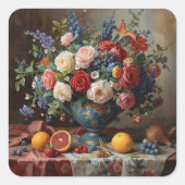 Floral Galore  スクエアシール (正面)