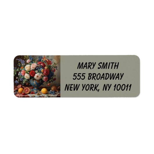 Floral Galore ラベル (正面)