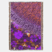 Floral Garden スローブランケット (正面縦)