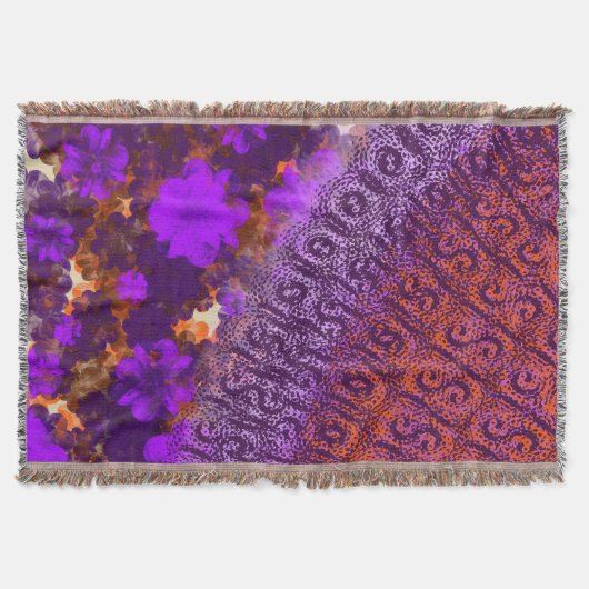 Floral Garden スローブランケット (正面)