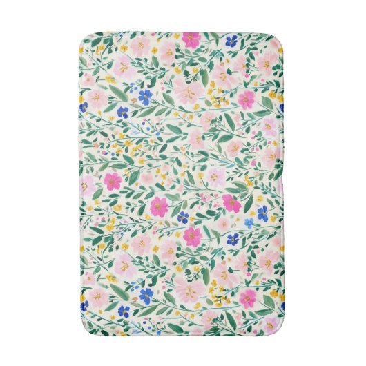 Floral Garden バスマット (正面縦)