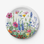 floral garden ペーパープレート (正面)