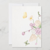 Floral garden birthday 招待状 (裏面)