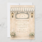 Floral Garden Bridal Shower 招待状 (正面)