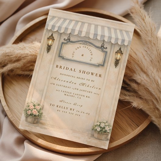 Floral Garden Bridal Shower 招待状