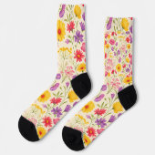 Floral Garden Crew Socks ソックス (左)