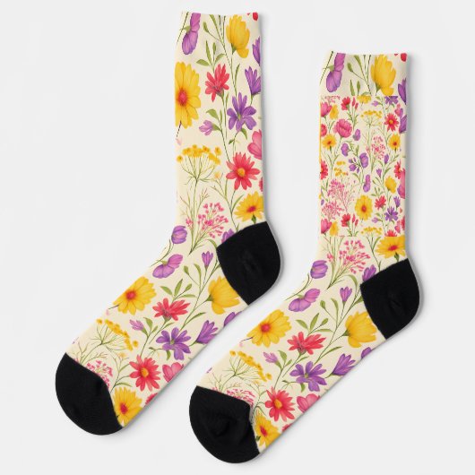 Floral Garden Crew Socks ソックス (左)