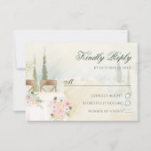 Floral garden decoration  出欠カード (正面)