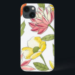 Floral Garden Design with White Background iPhone 13ケース<br><div class="desc">This floral garden design features strikingly bright colors against a pale white background,  making the flowers stand out even more. An amazing painting that can bring color and beauty to any room. Purchase it for yourself,  or give it to a loved one as a gift!</div>