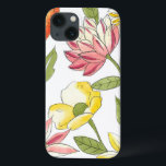 Floral Garden Design with White Background iPhone 13ケース<br><div class="desc">This floral garden design features strikingly bright colors against a pale white background,  making the flowers stand out even more. An amazing painting that can bring color and beauty to any room. Purchase it for yourself,  or give it to a loved one as a gift!</div>