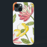 Floral Garden Design with White Background iPhone 13ケース<br><div class="desc">This floral garden design features strikingly bright colors against a pale white background,  making the flowers stand out even more. An amazing painting that can bring color and beauty to any room. Purchase it for yourself,  or give it to a loved one as a gift!</div>