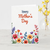 Floral Garden Greeting Card カード (黄色い花)