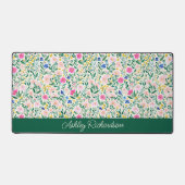 Floral Garden Personalized Desk Mat デスクマット (正面)