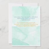 Floral Garden Seeds of Love Baby Shower Invitation 招待状 (裏面)