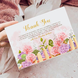 Floral Garden She’s Fresh Bridal Shower Thank You サンキューカード