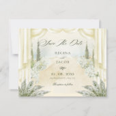 Floral garden wedding  セーブザデート (正面)