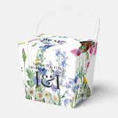 Floral garden wedding フェイバーボックス (正面サイド)