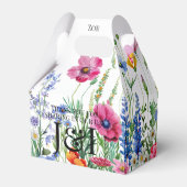 Floral garden wedding フェイバーボックス (正面サイド)