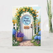Floral Gate Mothers Day Card カード (正面)