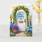 Floral Gate Mothers Day Card カード (黄色い花)