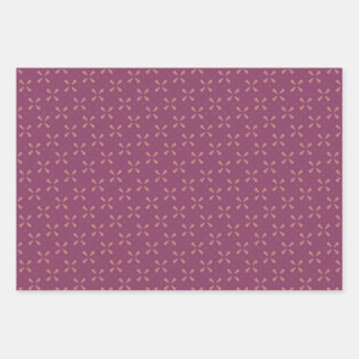 Floral geometry ラッピングペーパーシート