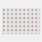 Floral geometry ラッピングペーパーシート (正面2)