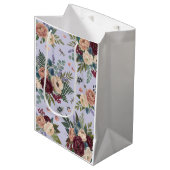 Floral gift bag ミディアムペーパーバッグ (正面アングル)