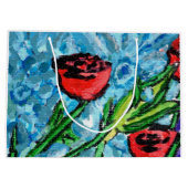 Floral Gift Bag ラージペーパーバッグ (裏面)