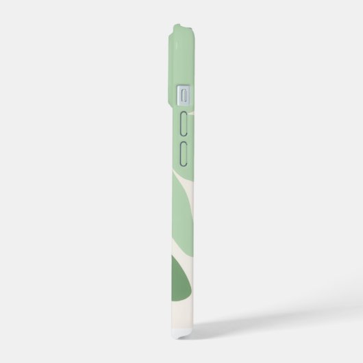 floral glossy phone case iPhone 15ケース (左側面)