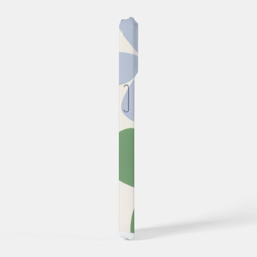 floral glossy phone case iPhone 15ケース (右側面)