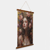 Floral Goddess – Duo Wood Tapestry Set 吊り下げ型タペストリー (傾斜あり)