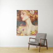 Floral Goddess Vintage Wall Tapestry タペストリー (インサイチュ)