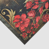 Floral Gothic Tarot Reader's Card Abstract Collage 薄葉紙 (詳細)