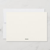 Floral Graduation Card シーズンカード (裏面)